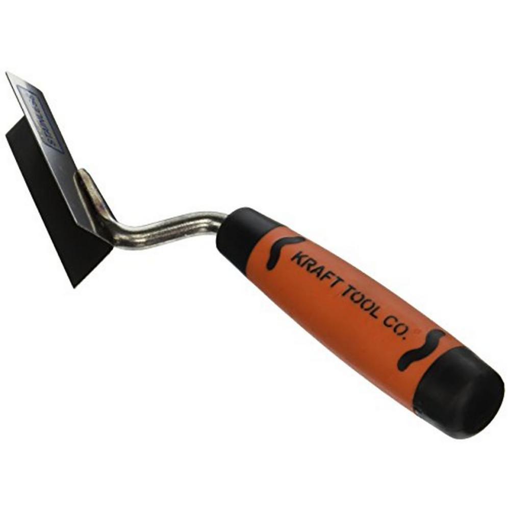 Kraft Tool Co. 3-1/8 inch x 3/4 inch Stainless Steel Outside Corner Trowel with... by Kraft Tool Co.