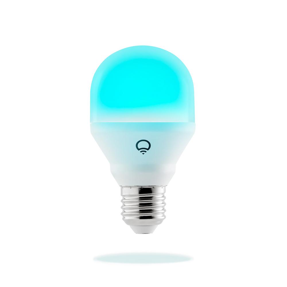Light Bulbs The Home Depot 60w Equivalent Mini Multi Color Dimmable Wi Fi Smart Connected Led Light Bulb