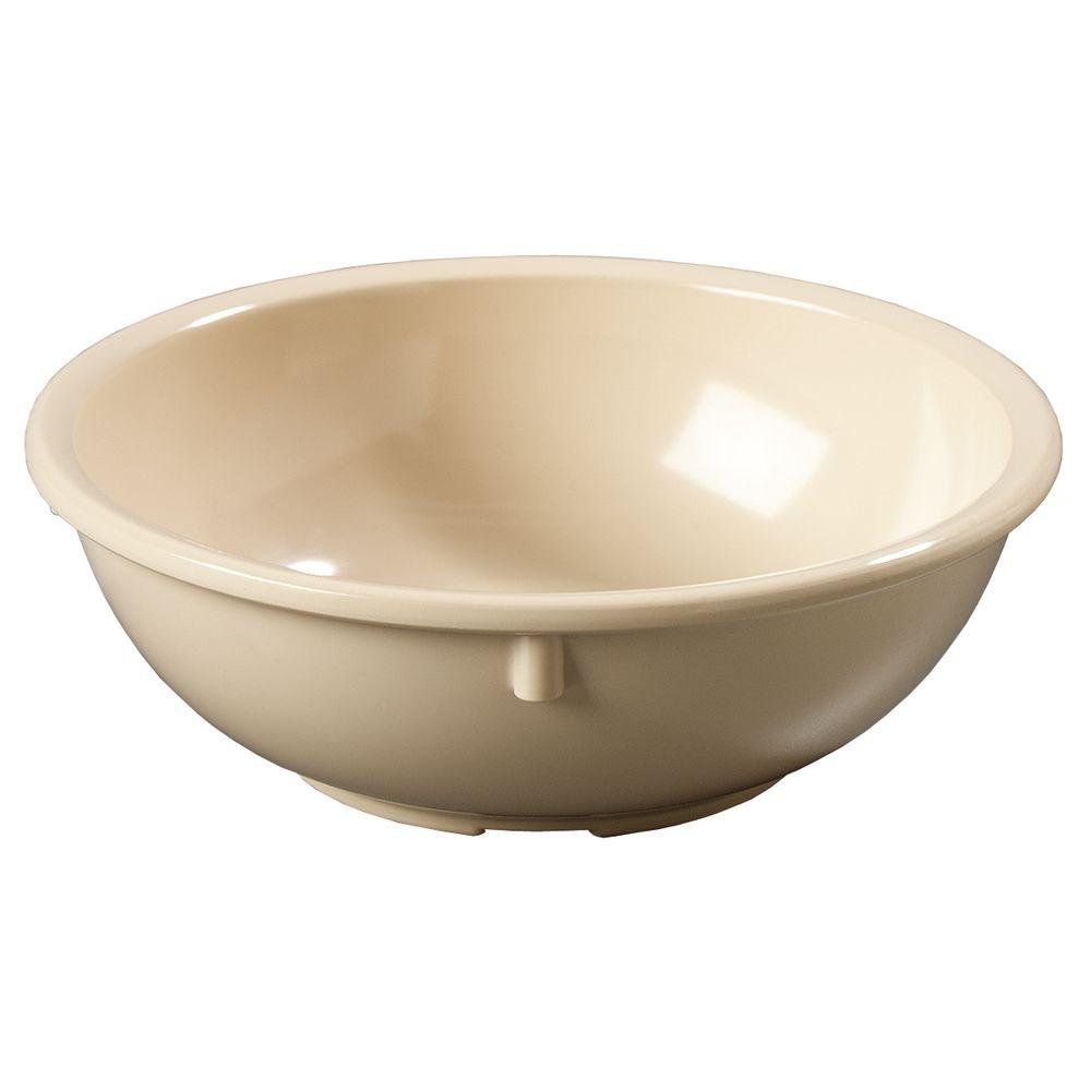 Carlisle 14 oz., 5.37 in. Diameter Melamine Nappy Bowl in Tan (Case of