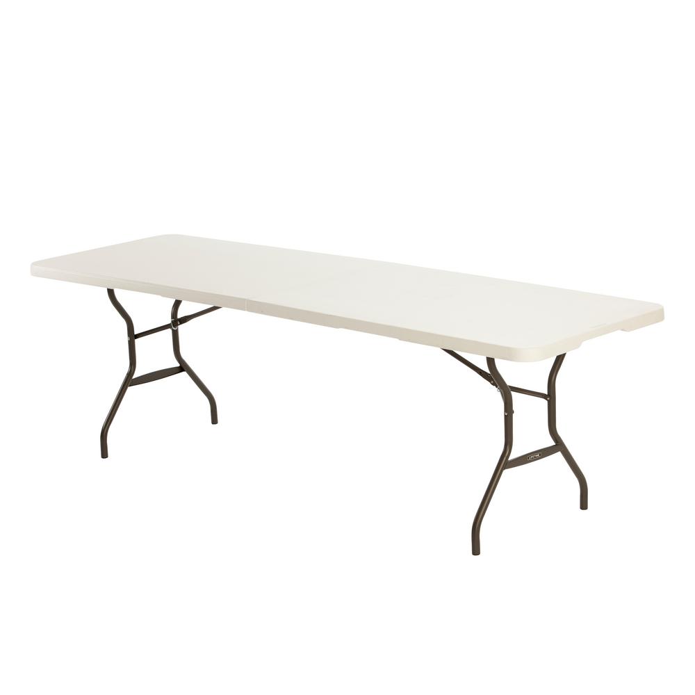 Lifetime 8 Ft Fold In Half Table, How Wide Is A Standard 6ft Folding Table