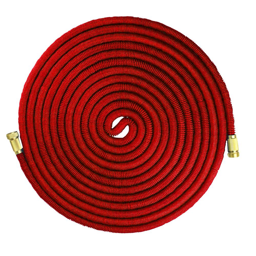 Pocket Hose Top Brass Bullet 5/8 in. x 75 ft. Standard Duty Water Hose