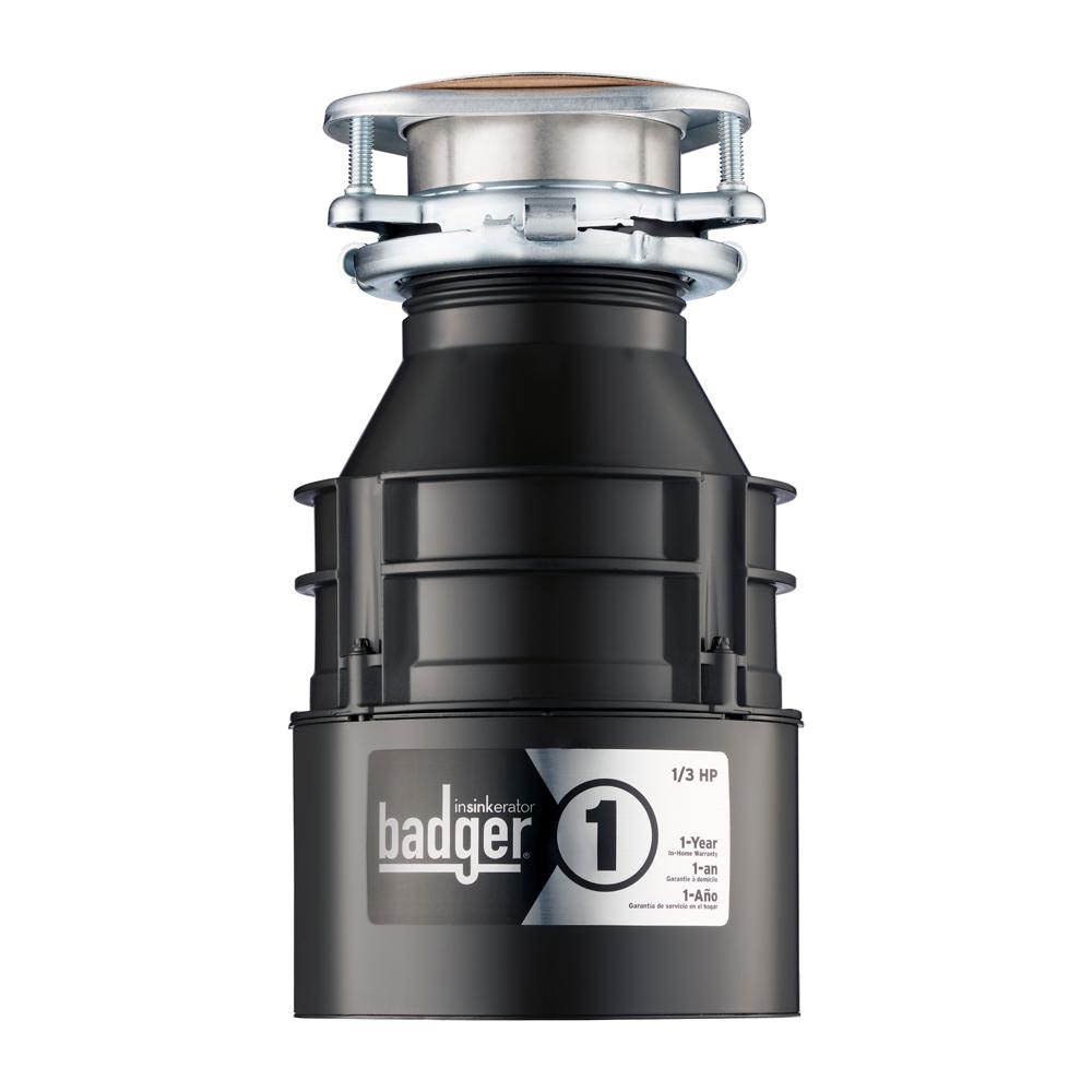 badger 1 garbage disposal red button