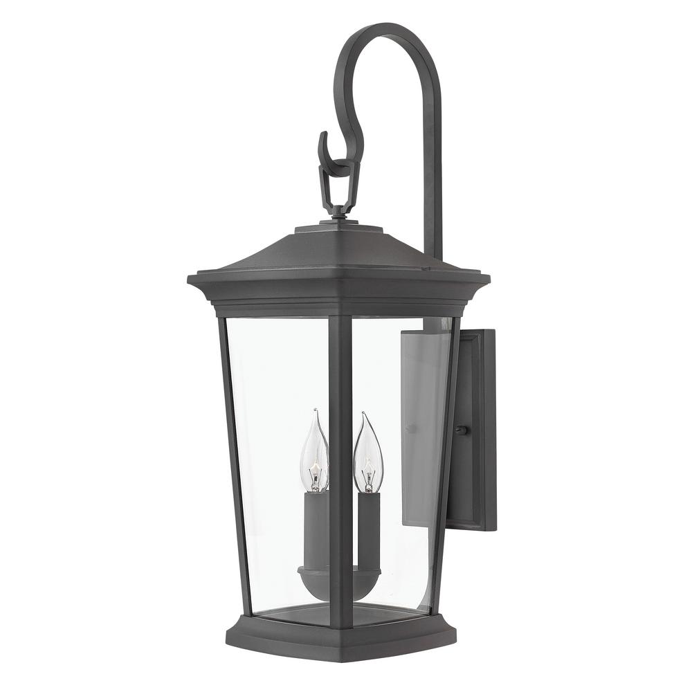 Hinkley Lighting Bromley Extra Large 3 Light Museum Black Outdoor Hinkley Lighting Bromley Extra Large 3