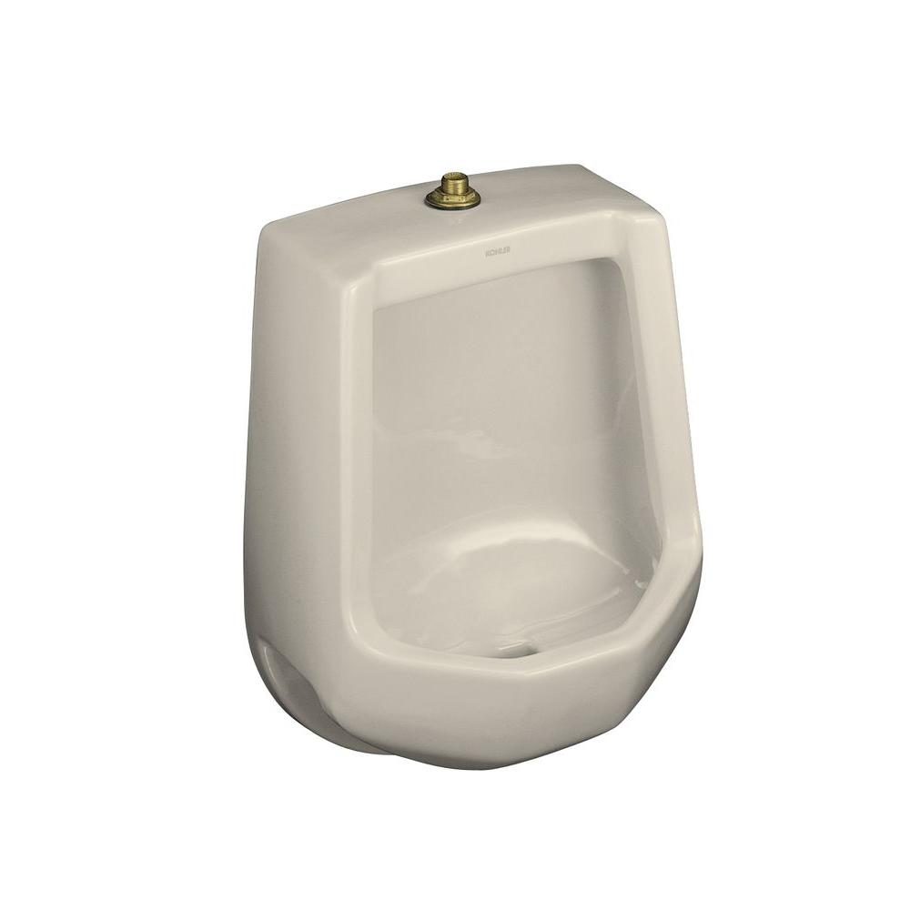 KOHLER Freshman 1.0 GPF Urinal with Top Spud in Almond-K-4989-T-47 ...