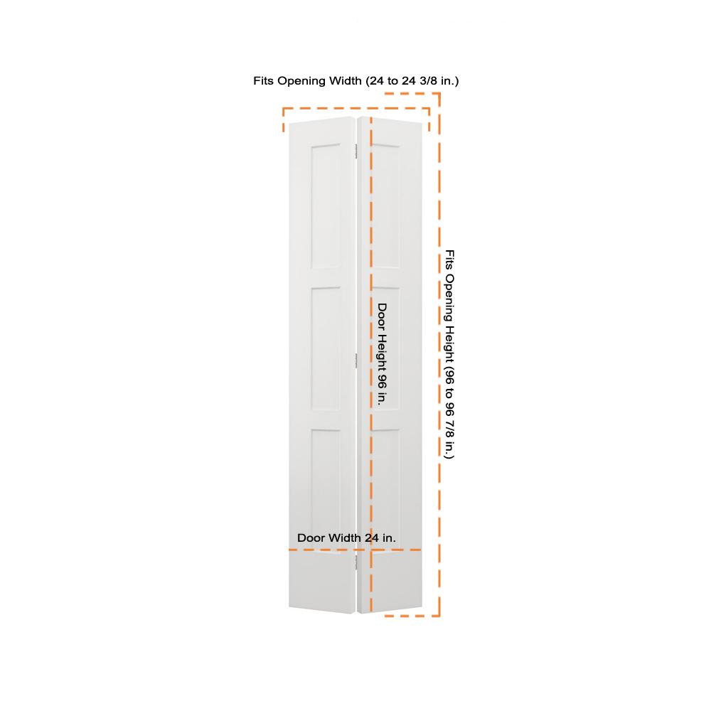 Jeld Wen 24 In X 96 In Birkdale White Paint Smooth Hollow Core