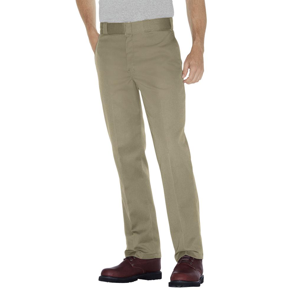 Dickies Original 874 Men S 38 In X 30 In Khaki Work Pant 874kh