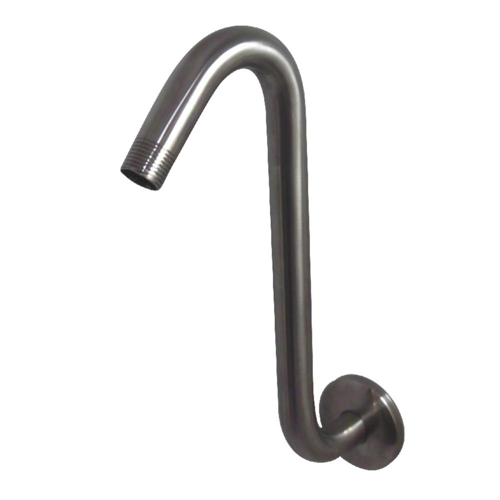 MOEN Waterhill Shower Arm In Brushed Nickel S113BN The Home Depot   Brushed Nickel Kingston Brass Shower Arms Hk159a8 64 145 