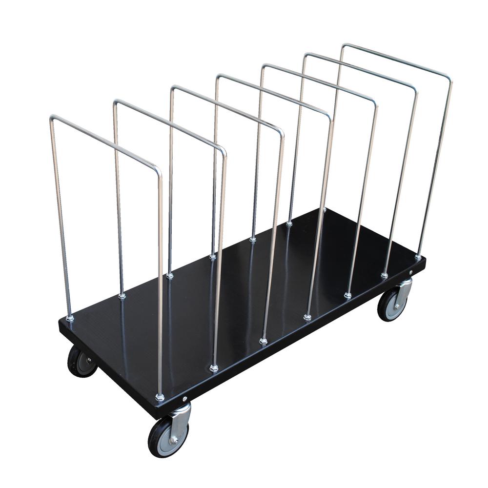 Vestil 18 in. x 44 in. Portable Carton Cart with DividersCTPT1844CK