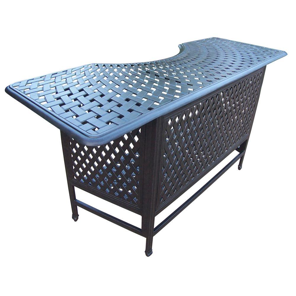 Oakland Living Hampton Aluminum Patio Serving Bar Hd7719 Bt Ab The Oakland Living Hampton Aluminum Patio Serving Bar