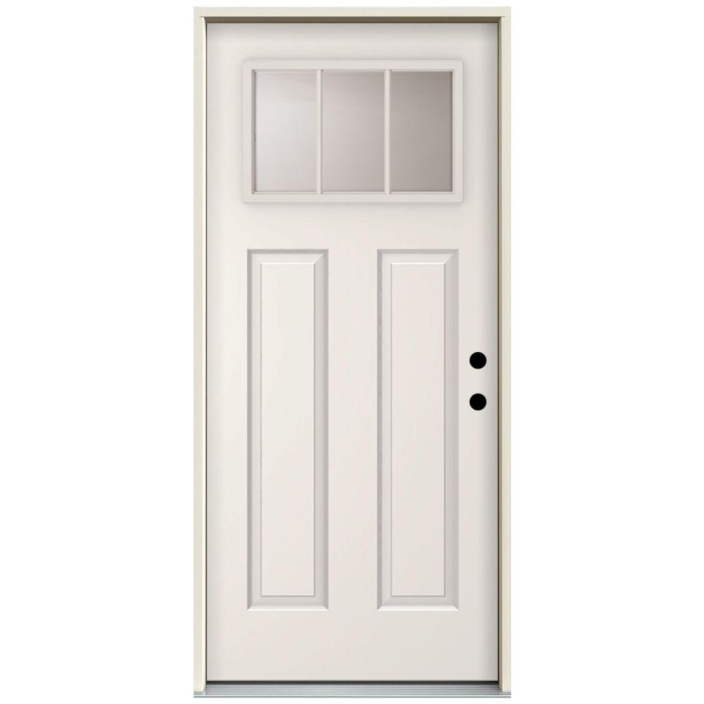 Minimalist 32 Metal Exterior Door for Large Space