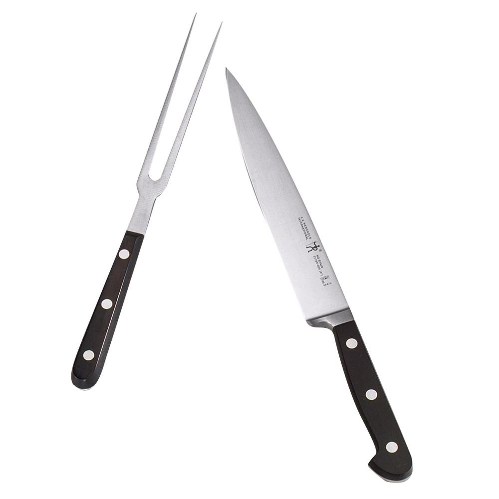 HENCKELS Tranchier-Set – 2-teilig, Hochkohlenstoffhaltiger Edelstahl, Klassisch Schwarz