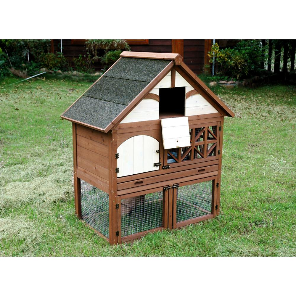 Merry products tudor 2025 decorative rabbit hutch