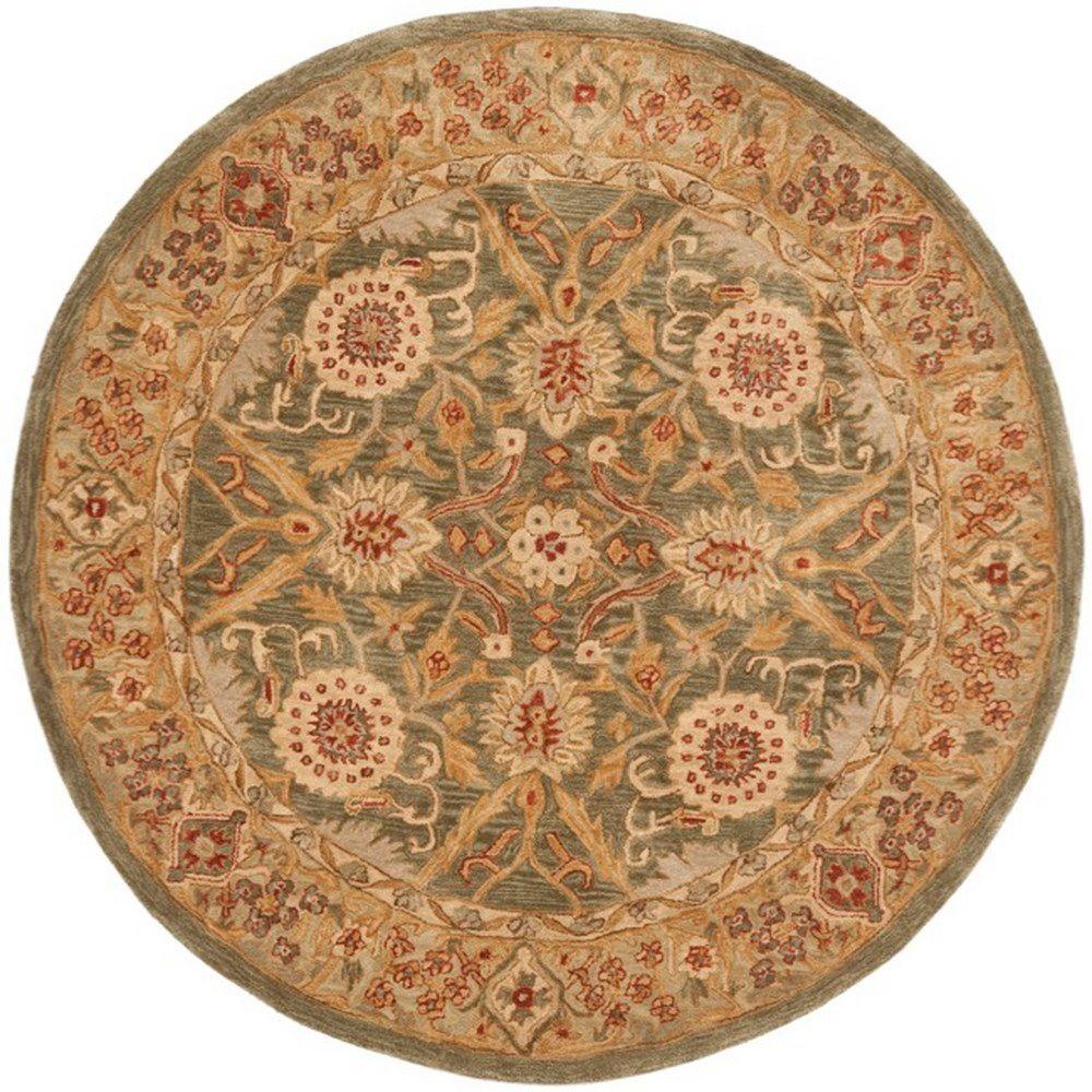 Safavieh Anatolia Sage/Ivory 4 ft. x 4 ft. Round Area RugAN516A4R