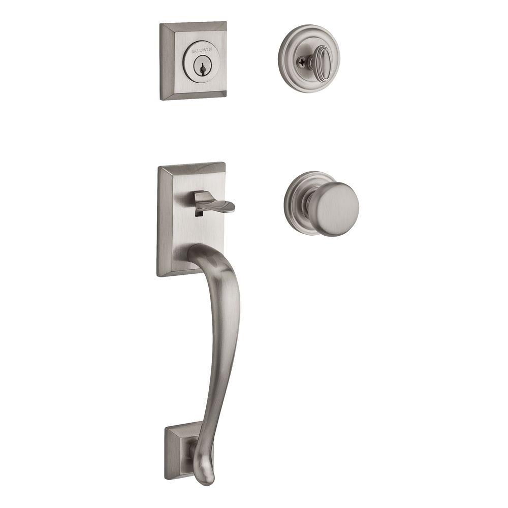 Baldwin Reserve Door Handlesets Door Hardware The Home Depot
