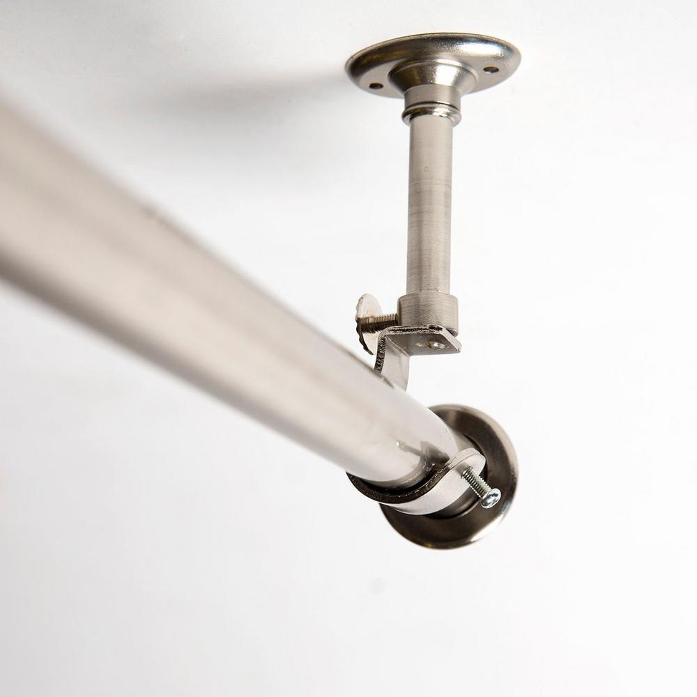 Roomdividersnow 108 In 168 In Hanging Single Curtain Rod With