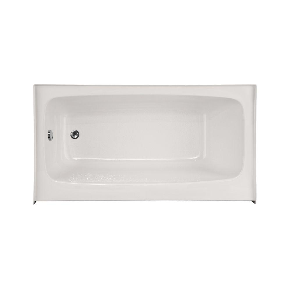 alcove hydro rectangular trenton bathtub systems acrylic drain left bath air hand
