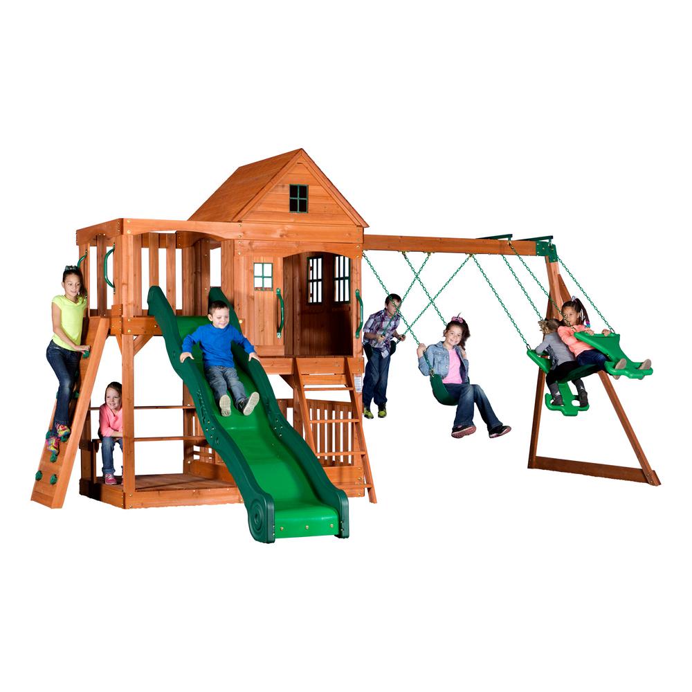 speedy slide swing set