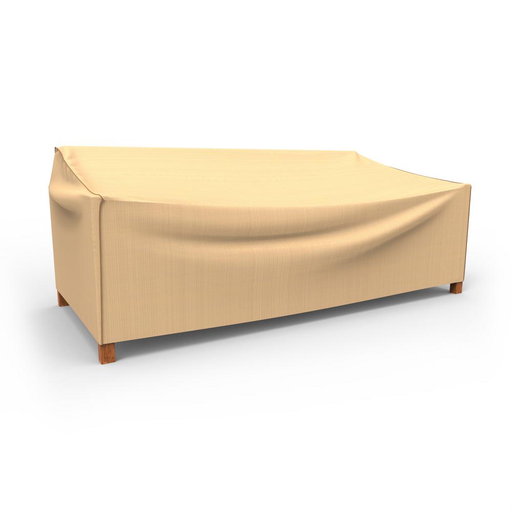 Budge Rust Oleum Neverwet Large Tan Outdoor Patio Sofa Cover