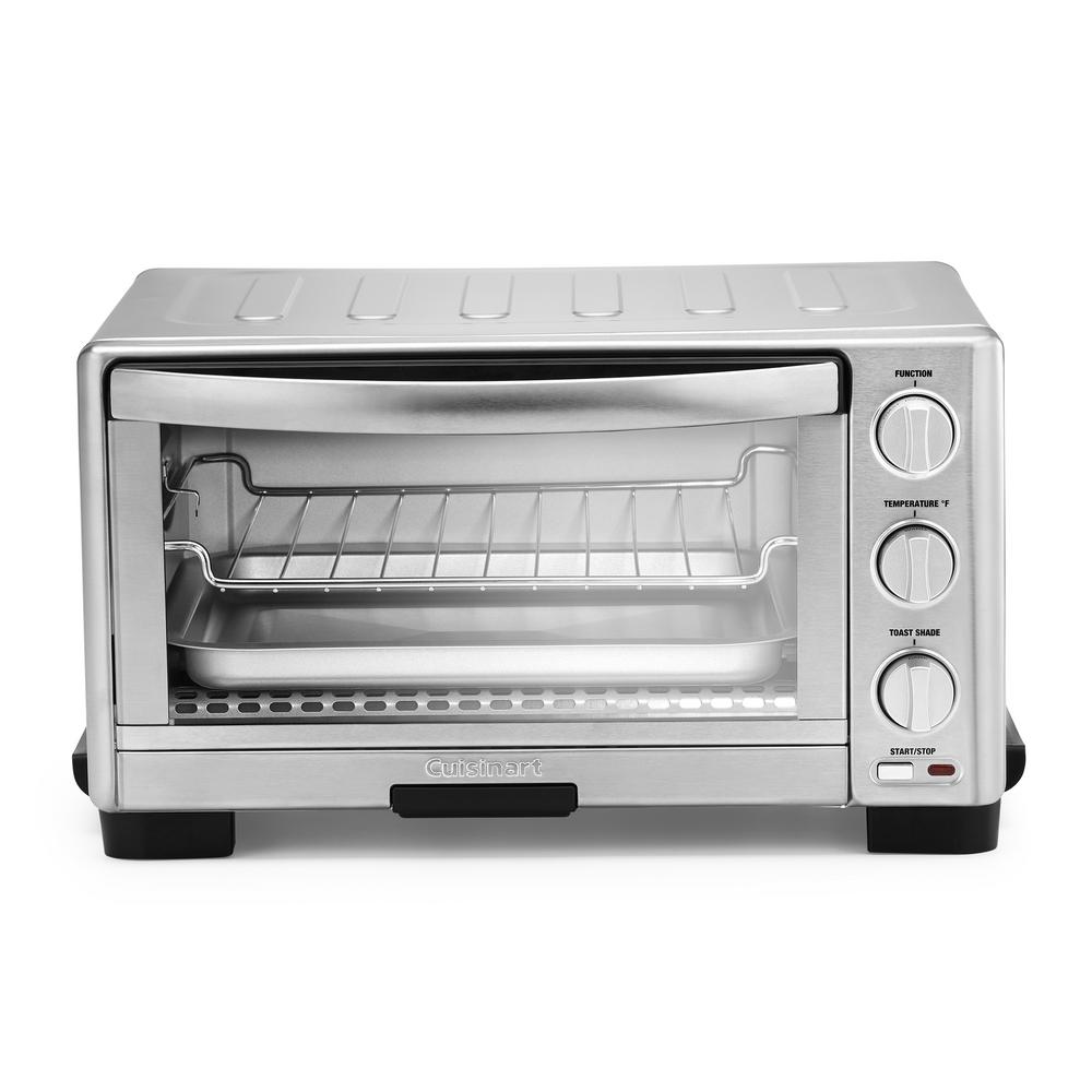 Cuisinart 6 Slice Silver Toaster Oven Broiler Tob 1010 The Home