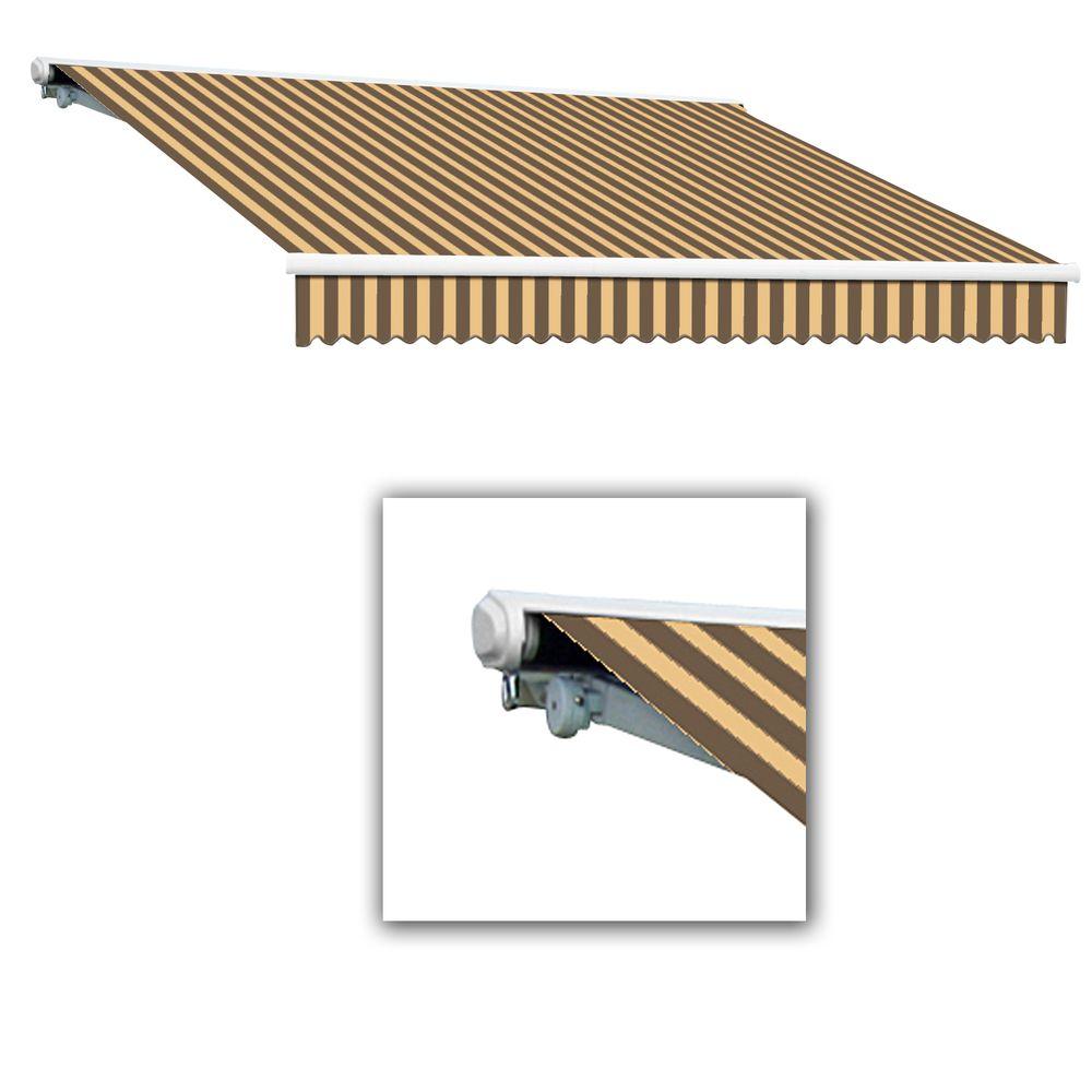 AWNTECH 20 ft. Galveston SemiCassette Left Motor with Remote