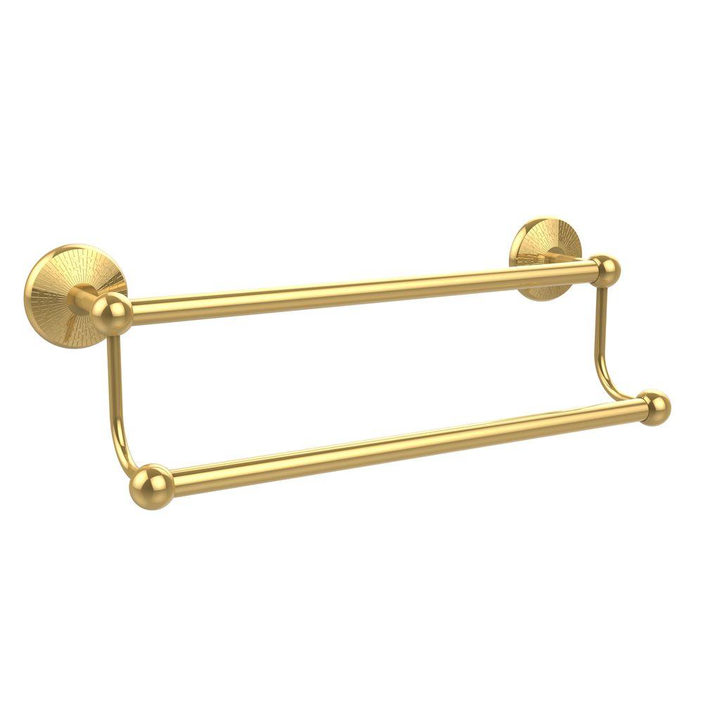 MOEN Kingsley 24 in. Double Towel Bar in Polished BrassYB5422PB The