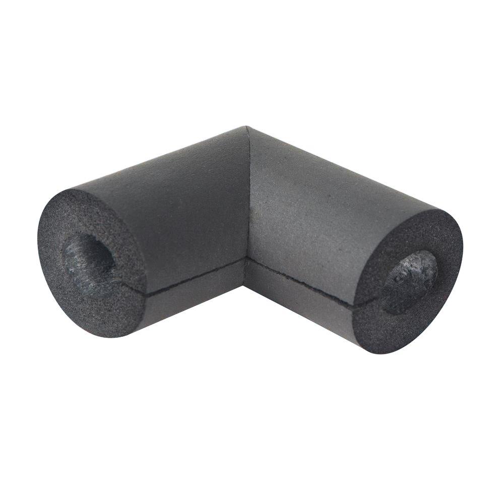 Everbilt 1 in. Rubber Pipe Insulation PreSlit ElbowHPF11812EL2 The