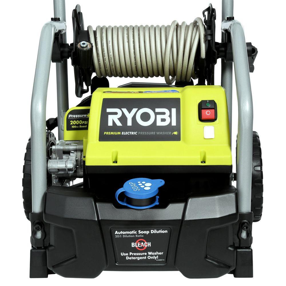 Ryobi Reconditioned 2 000 Psi 1 2 Gpm Electric Pressure Washer Zrrynb The Home Depot