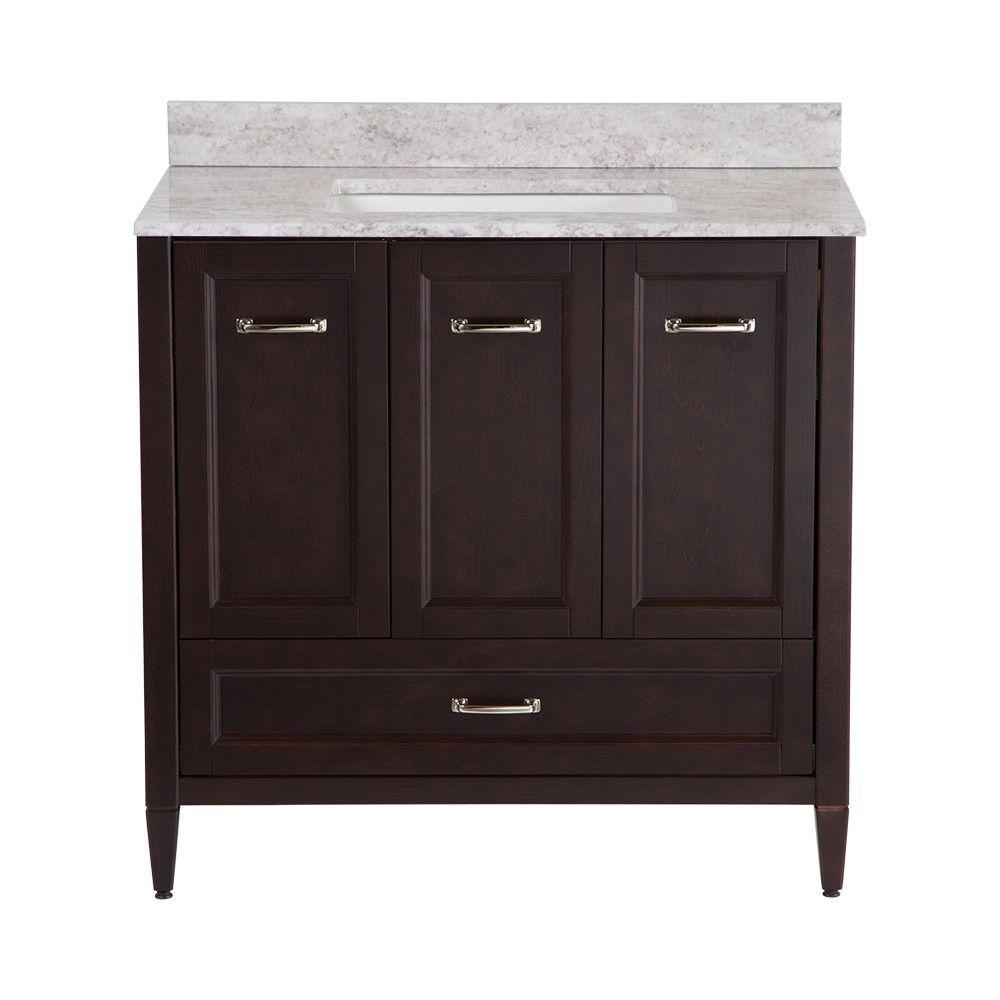 36 bathroom vanity combo single sink home decorators collection claxby 36 in 22 bathroom vanity in chocolate with stone effect top winter mistsrsd36comwmch the 36 bathroom vanity combo single sink home decorators collection claxby 36 in 22 bathroom vanity in chocolate with stone effect top winter mistsrsd36comwmch the