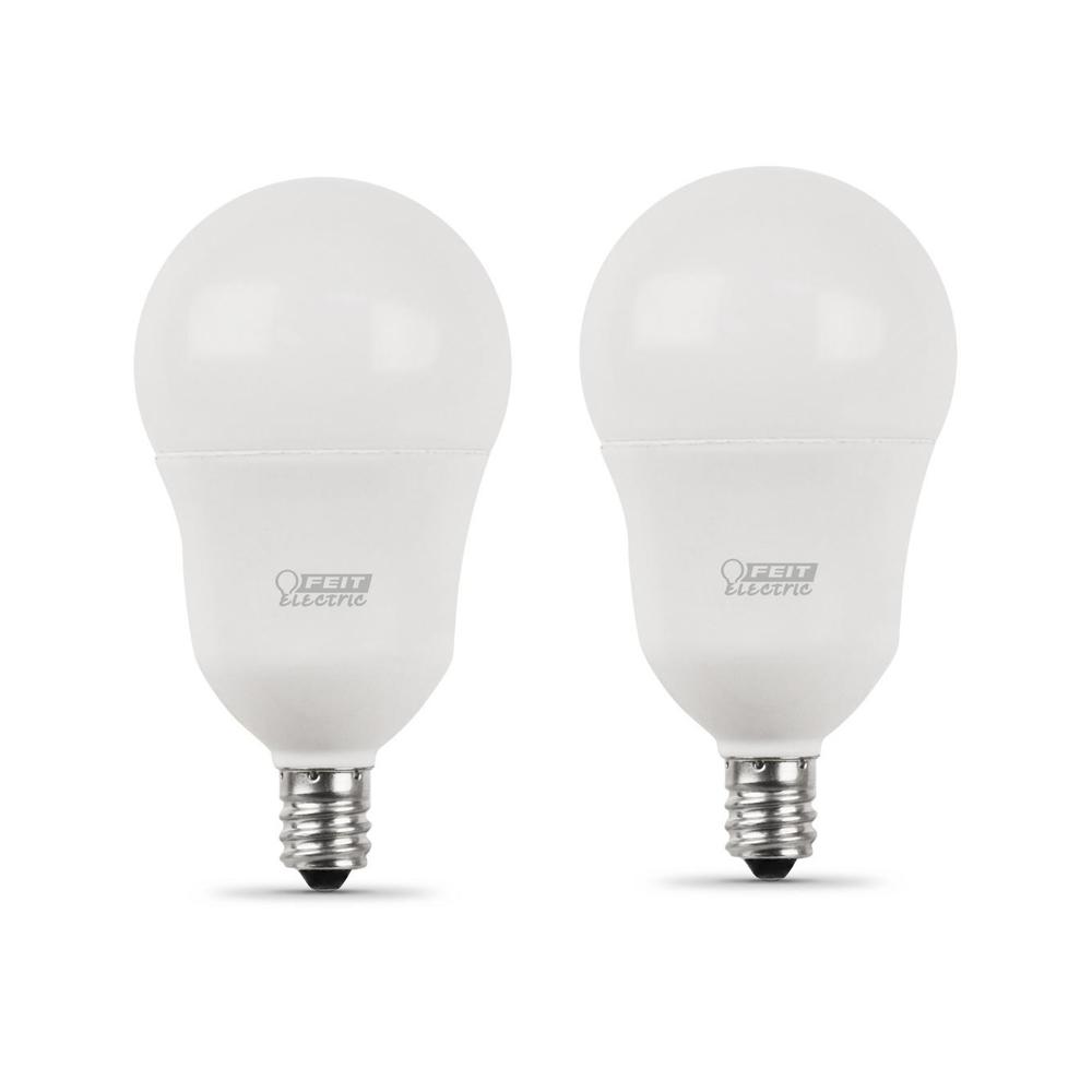 Feit Electric 60 Watt Equivalent A15 Candelabra Dimmable Cec Le Feit Electric 60 Watt Equivalent A15