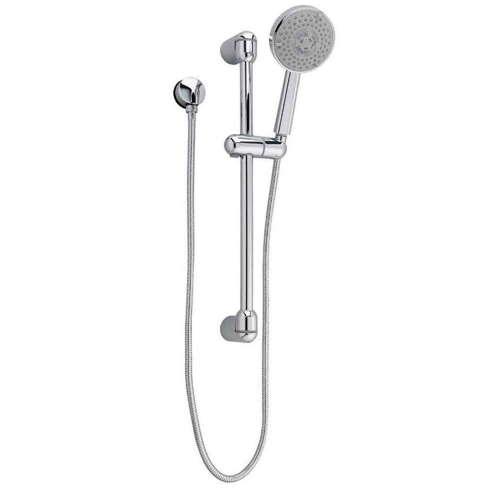 American Standard Rain Shower 3Spray Wall Bar Shower Kit in Polished