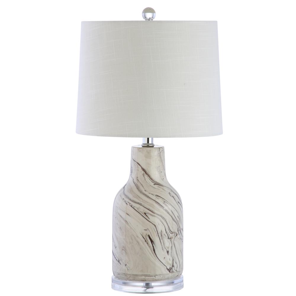 gray ceramic table lamp