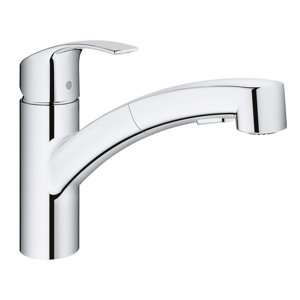 GROHE Eurosmart Single Handle Pull Out  Sprayer  Kitchen  