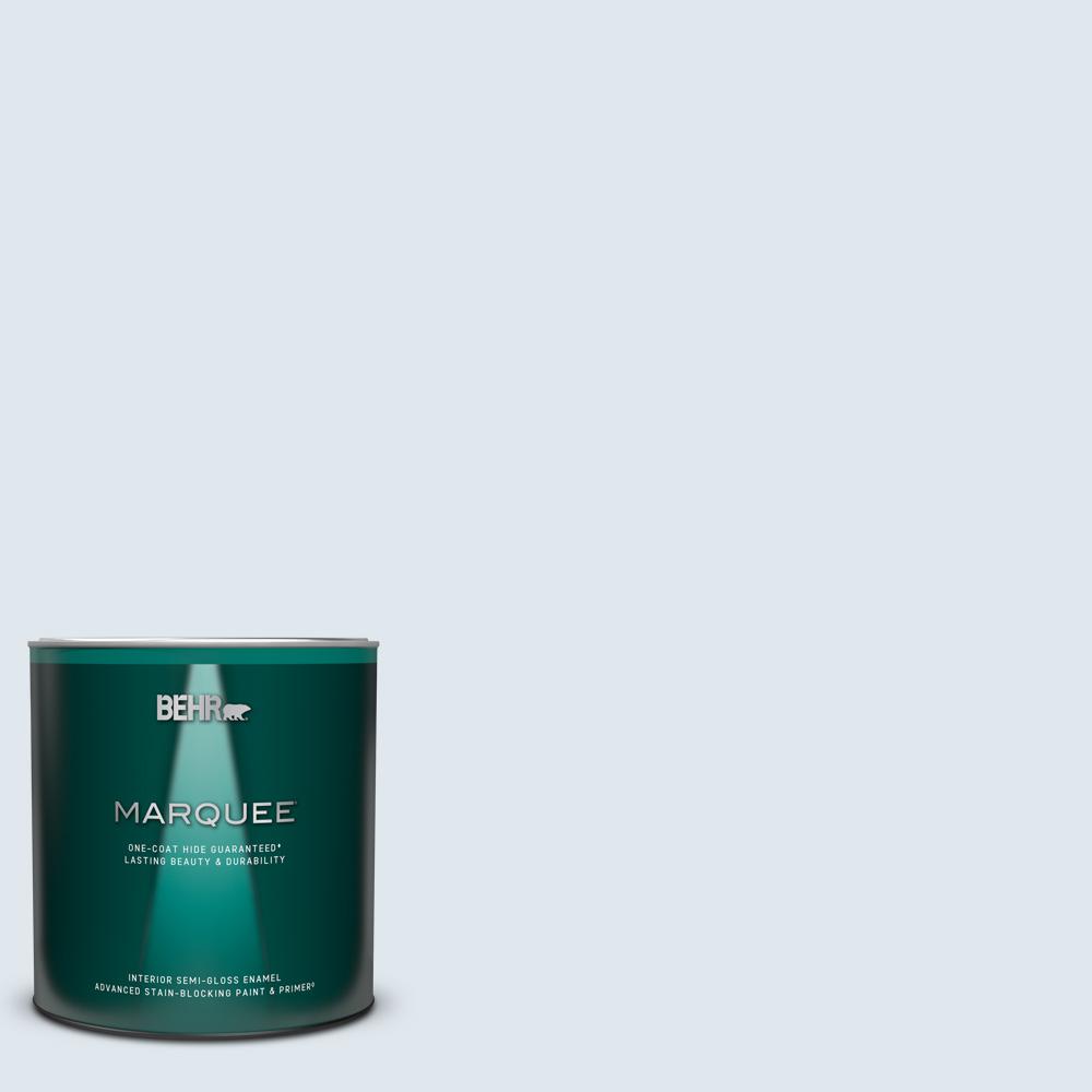 Behr Marquee 1 Qt 590c 1 Morning Haze Semi Gloss Enamel Interior Paint And Primer In One The Home Depot Behr Marquee 1 Qt 590c 1 Morning Haze Semi Gloss Enamel Interior Paint And Primer In One The Home Depot