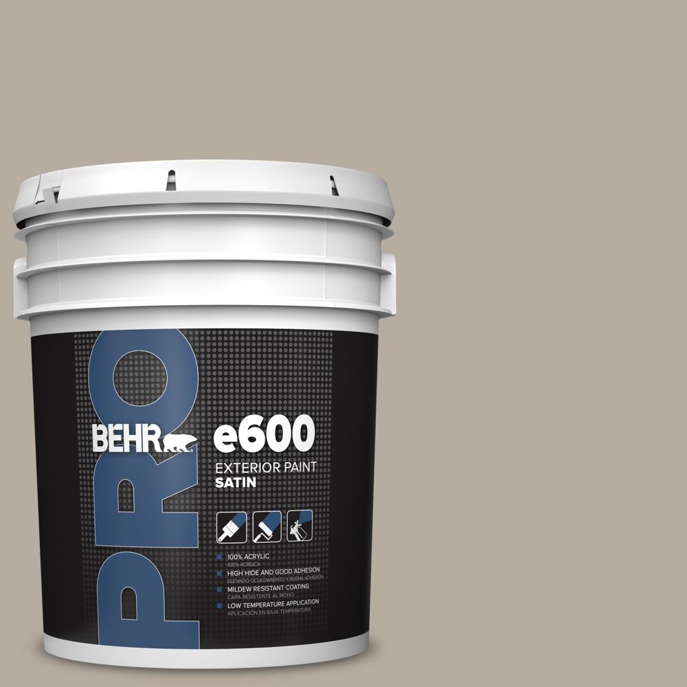 BEHR PRO 5 gal. PPU1813 Perfect Taupe Satin Enamel