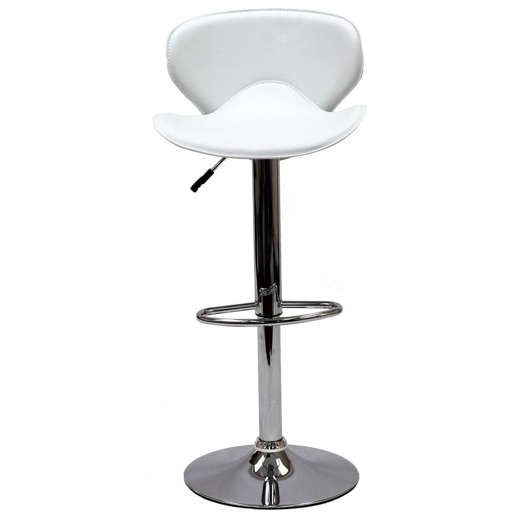 Modway Booster Bar Stool In White Home, West Palm Swivel Bar Stool