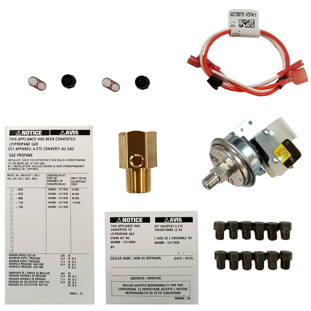 ROYALTON Propane Conversion Kit for ROYALTON 2Stage Gas Furnaces11K48