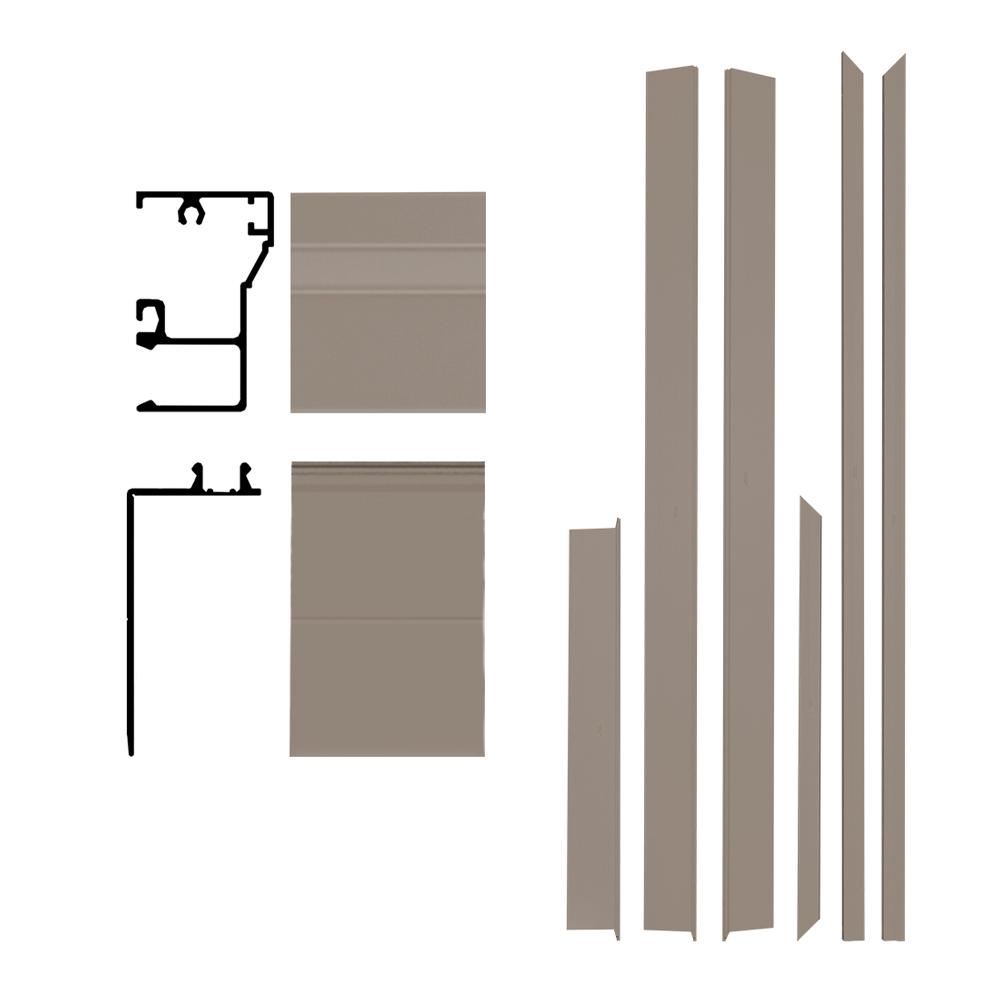 Frontline Remodel 4 9 16 In X 1 84 Aluminum Entry Remodel 4 9 16 In X 1 84 Aluminum Entry Door Frame Clad Kit With Brickmould