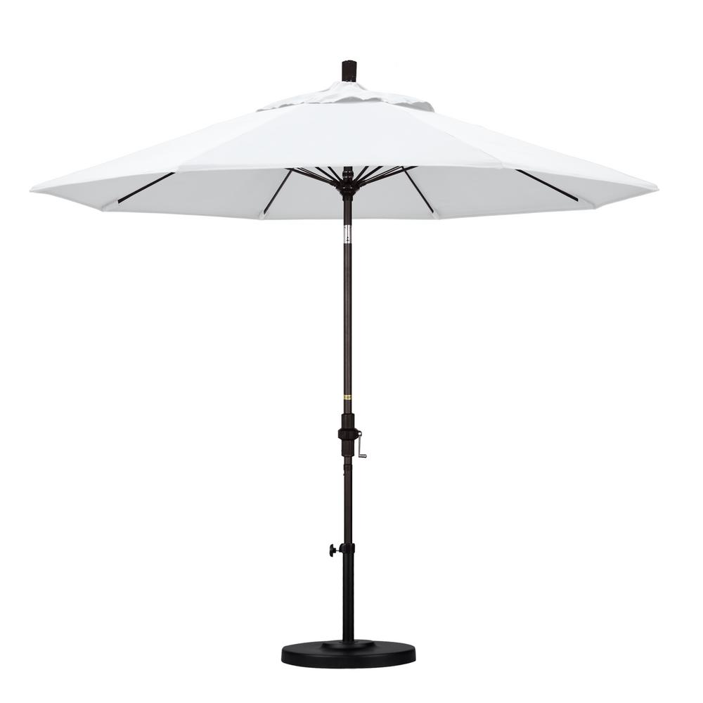 California Umbrella 9 Ft Outdoor Market Patio Bronze 9 Ft Outdoor Market Patio Umbrella