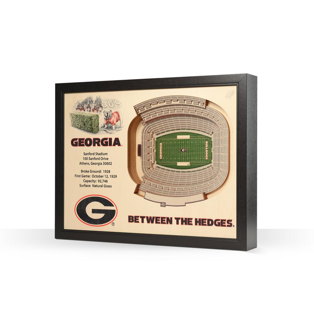 Ncaa Washington State Cougars 25 Layer Stadiumviews 3d Wooden Wall Art
