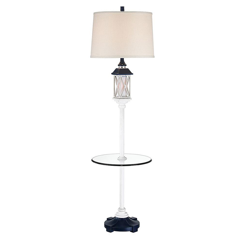 65 In Antique Navy Indoor Floor Lamp