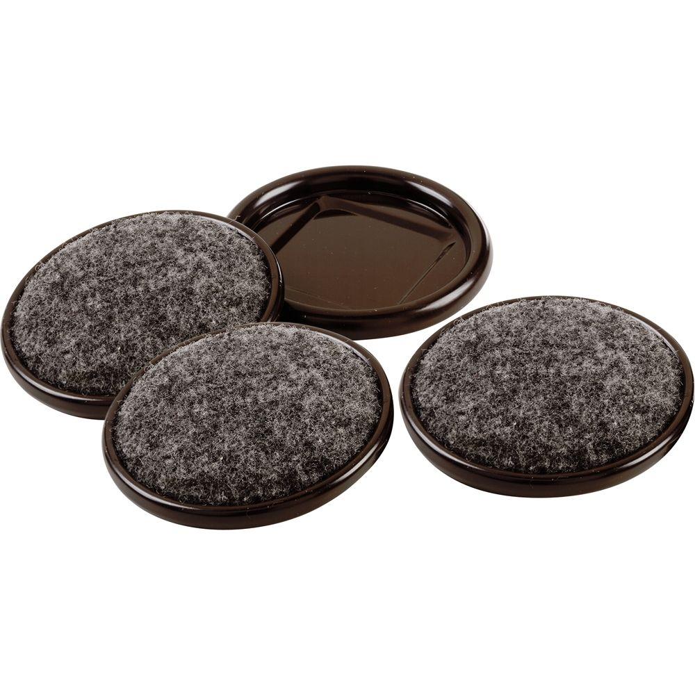 Cups Furniture The Home Depot 2 In Metal Furniture Cups With Carpet