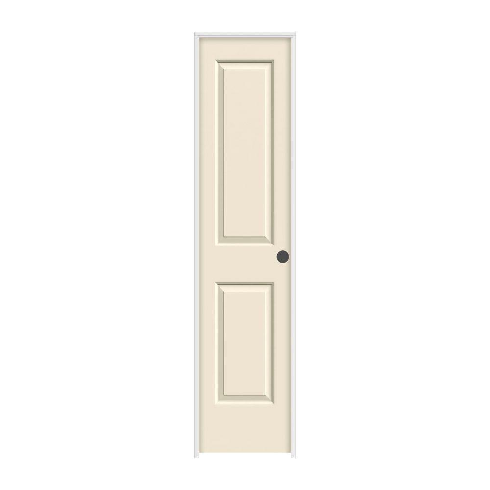 JELDWEN 18 in. x 80 in. Cambridge Primed LeftHand Smooth Solid Core