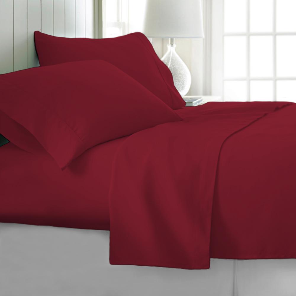 Comfort 1800 Count 4 Piece Deep Pocket Bed KING ~ QUEEN ~ FULL ~TWIN Sheet Set