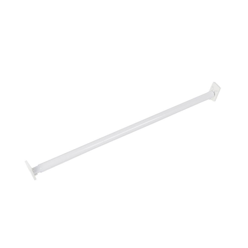 Whitmor 10 In Silver Over The Door Closet Rod 6705 3836 The