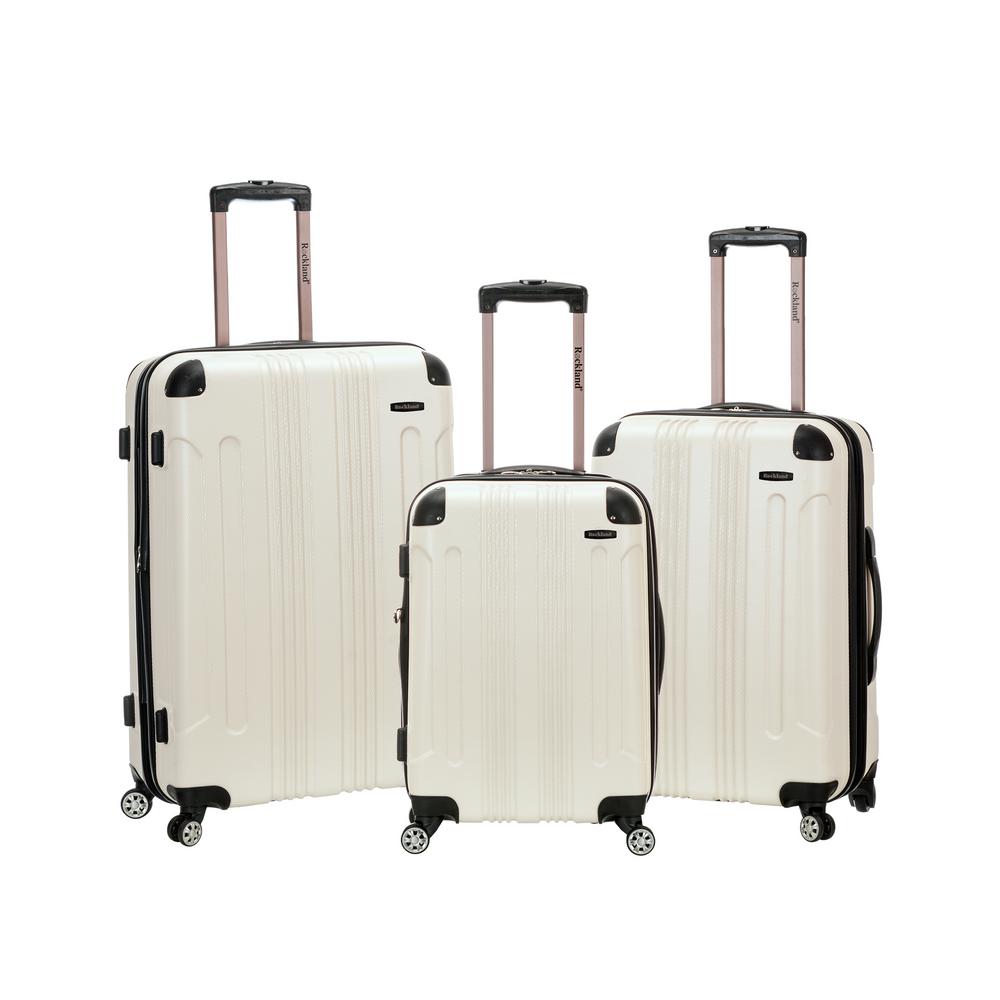 luggage sets white