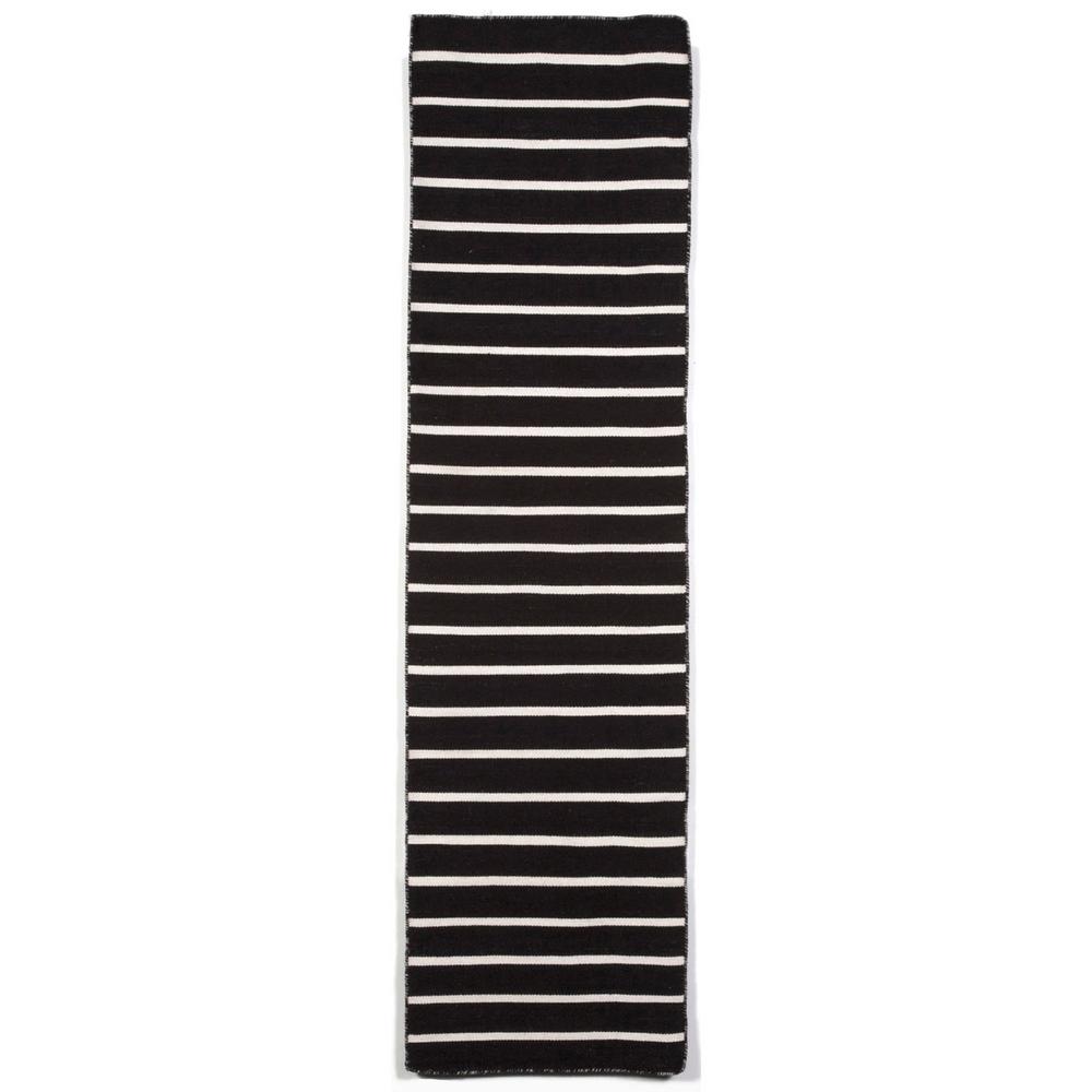 Black And White Striped Runner Rug / One with a vivid color a popular option is to match an area