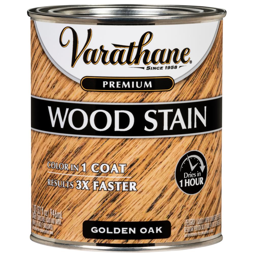 Varathane 1 Qt Golden Oak Premium Fast Dry Interior Wood Stain