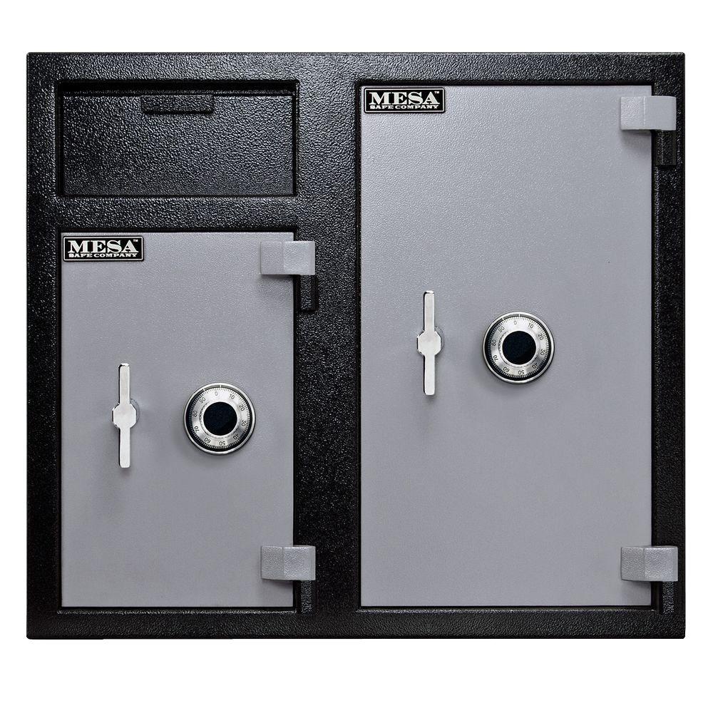 MESA 6.7 Cu. Ft. Two Combination Locks Depository Safe-MFL2731CCCSD ...