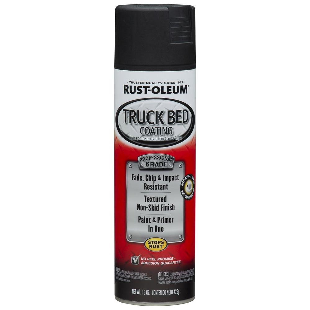 Rust-Oleum Automotive 15 Oz. Professional Grade Black Truck Bed Coating ...