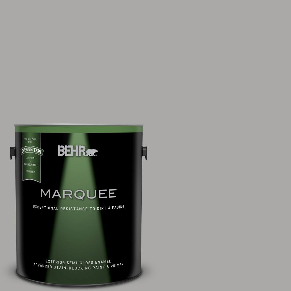 BEHR MARQUEE 1gal. PPU1814 Cathedral Gray SemiGloss Enamel Exterior